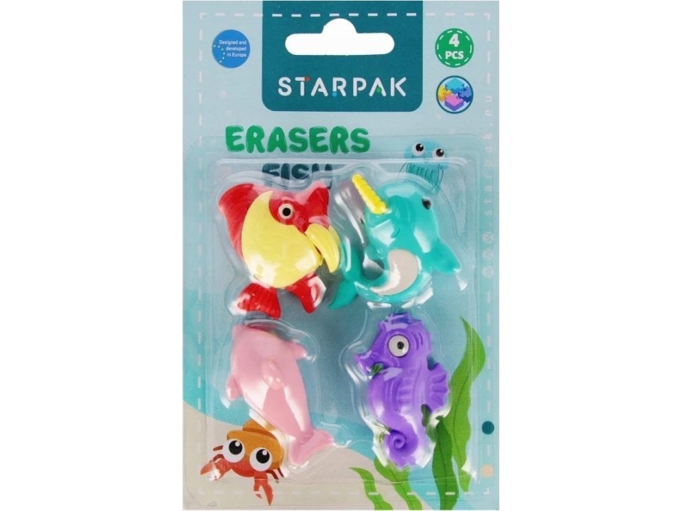 Starpak viskelæder til maling Fish 3D B/C 1/24