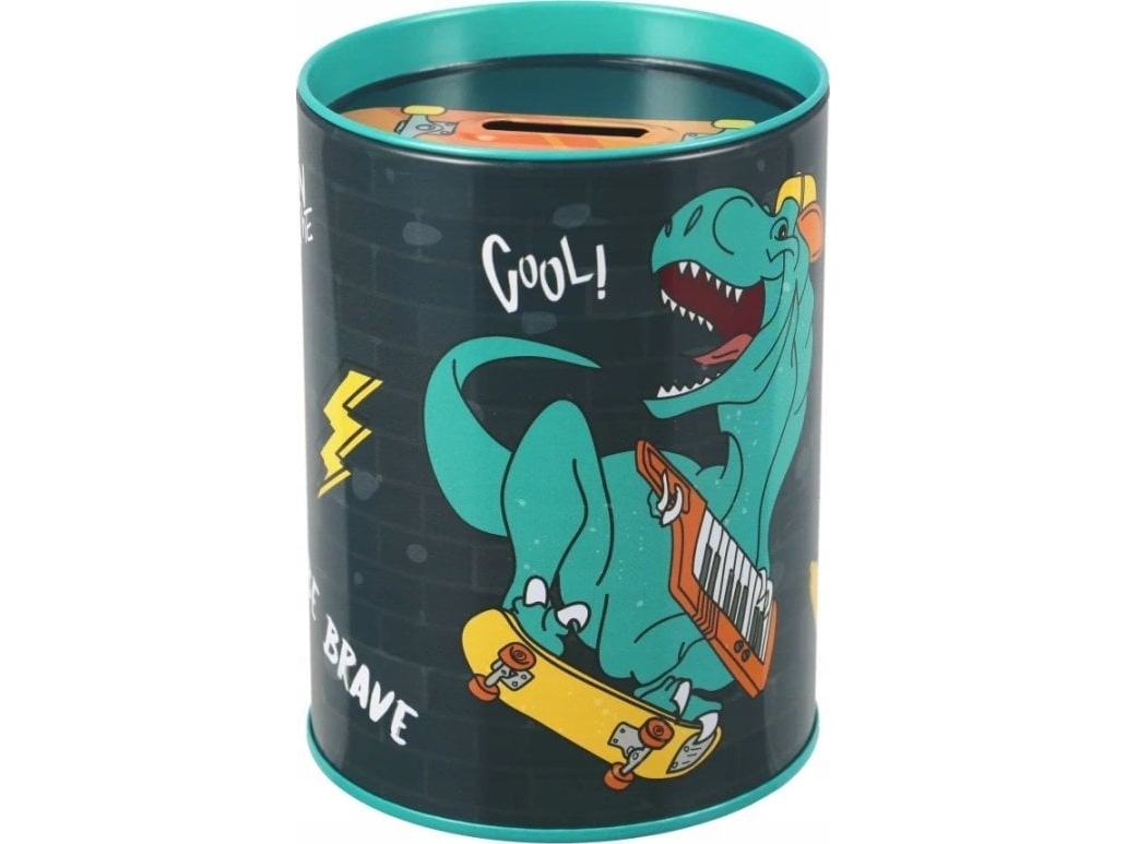Starpak SKARBONKA MET OKR SKATE DINO STK PB 6/24