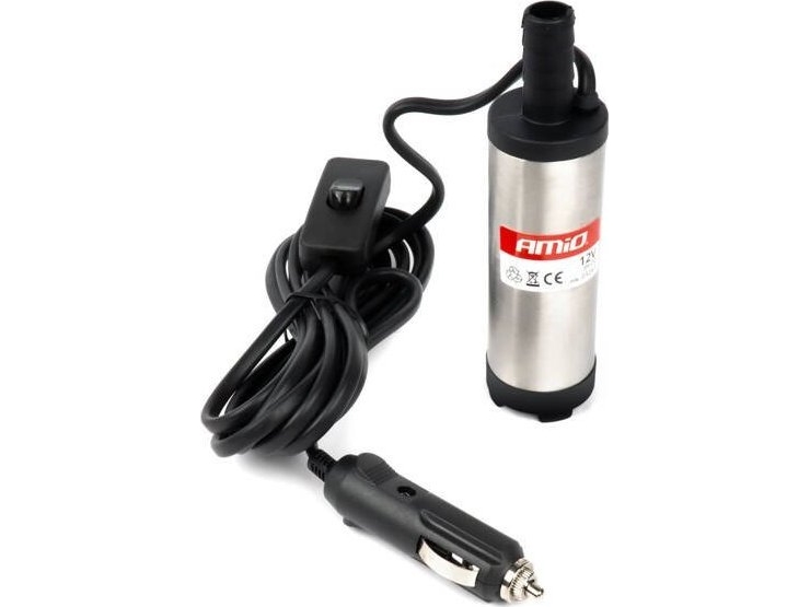 Tauchfähige Elektrische Dieselkraftstoffpumpe 38 Mm 12V/230V Mit Schlauch Amio-03243