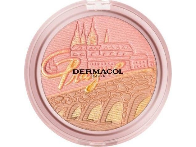 Dermacol bronzing & highlighting powder med rouge 10,5 g | Produkter för mobilitet och hjälpmedel - Friskvård & omsorg - Pulver | GameStuff
