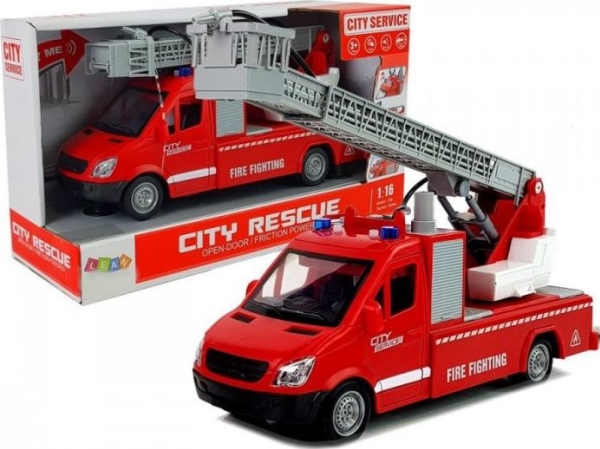 Lean Fire Brigade med friktionsdrift 1:16 Ljud med vatten | Hobby - Modellbygge - Plast Byggmodeller - flyg | GameStuff