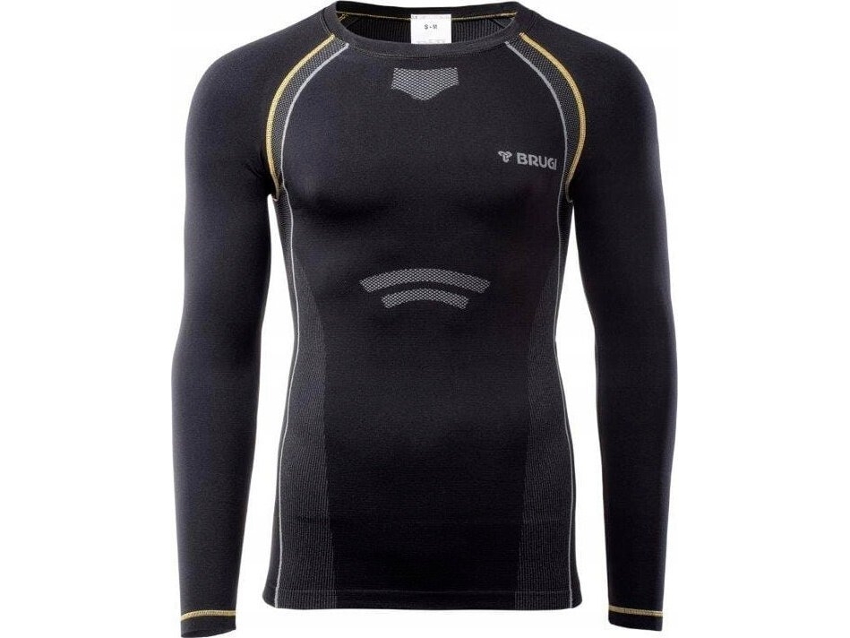 Brugi termoundertøj herre bluse 4RC3 sort str. L/XL