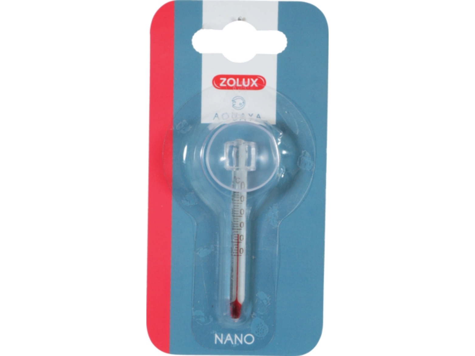 Zolux termometer til akvarium i glas, indvendig nano