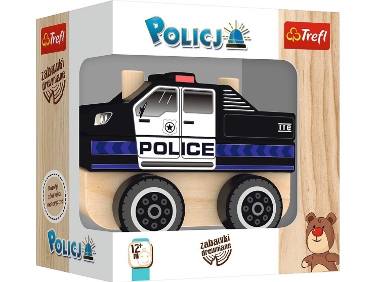 Trefl TREFL trælegetøj Politi 61767