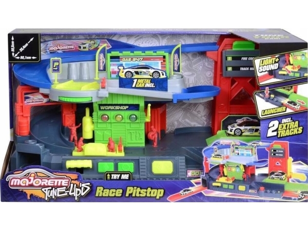 Majorette Tune Up Race Pitstop, Play Building (Multicolored)