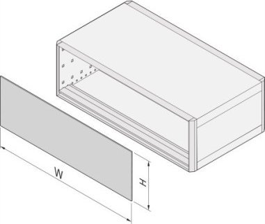 Schroff U-Frontpl.Emc 3U 84Hp - Rack-Zubehör (24572606)