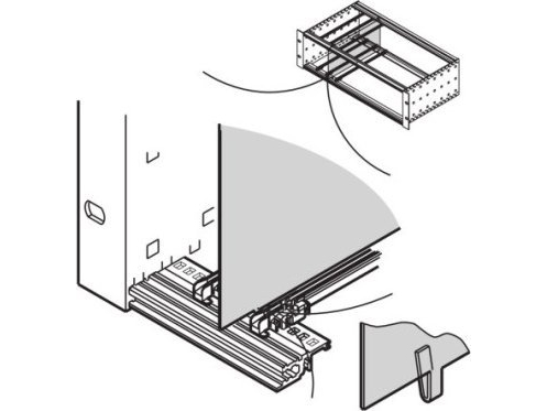 Schroff Divider Plate 6U 220D - Rack-Zubehör (34562764)