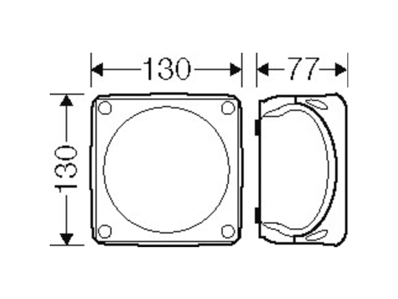 HENSEL KX 0606 C 5-napainen, musta, Ex-vyöhykkeet 2 ja 22 (62000337)