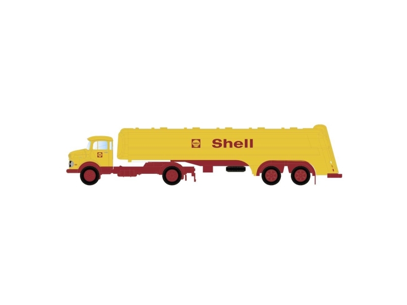 Minis by Lemke LC3476 N Lastbiler model Mercedes Benz L322 Tank-SZ Shell