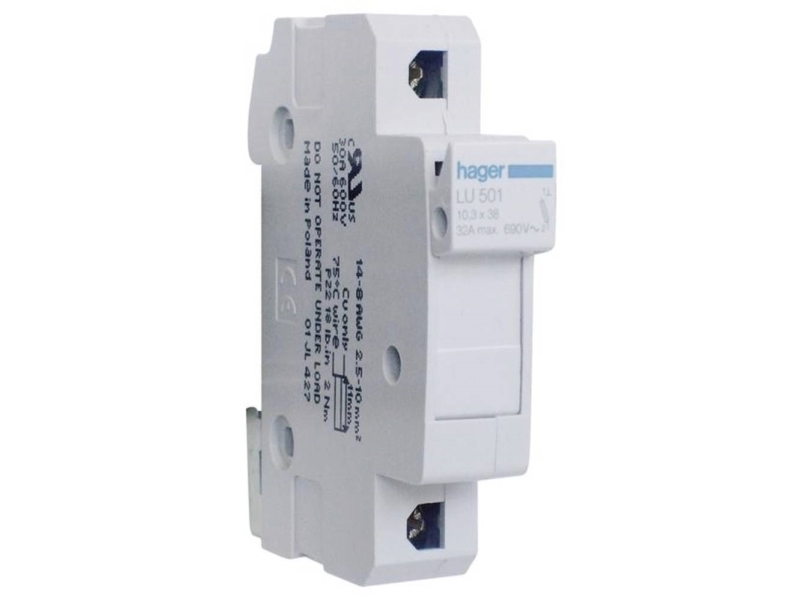 Hager Sicherungselement 1P Ul 690V L38 1Ple Lu501 (Lu501)
