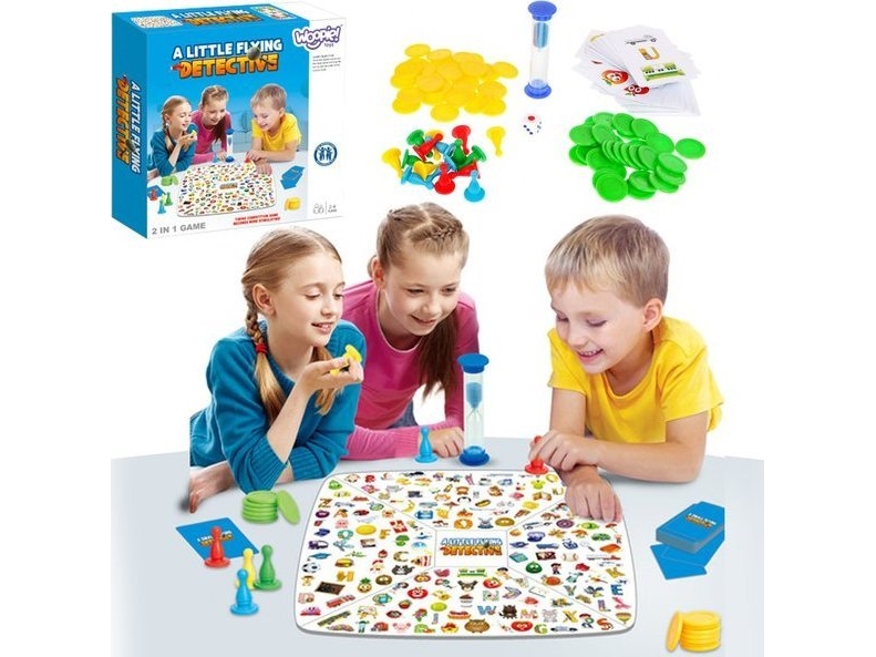Woopie 2-i-1 Little Detektw brætspil + Lumarko kinesisk!