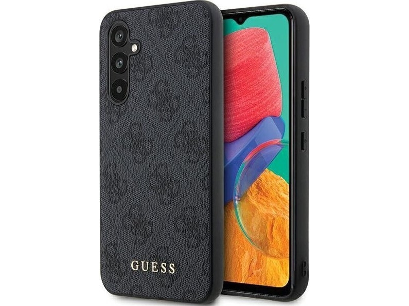 Guess Guhcs23feg4gfgr S23 Fe S711 Grå/Grå Hardcase 4G Metal Gold Logo