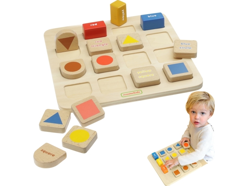 Masterkidz Lernbrett Zum Sortieren Von Formen Und Farben