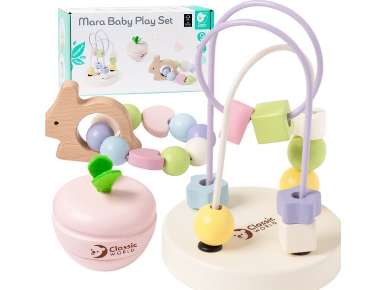 Classic World Pastel Baby Motor Box Ensimmäinen lelu syntymästä alkaen Lumarko!