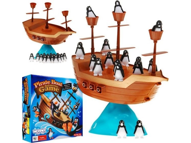 Woopie Pingviinilaiva merirosvo arcade peli Lumarko!