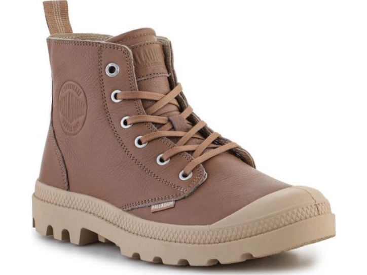 Herren-Trekking-Stiefel Palladium Pampa Zip Lth Ess 76888-254-M Braun 46