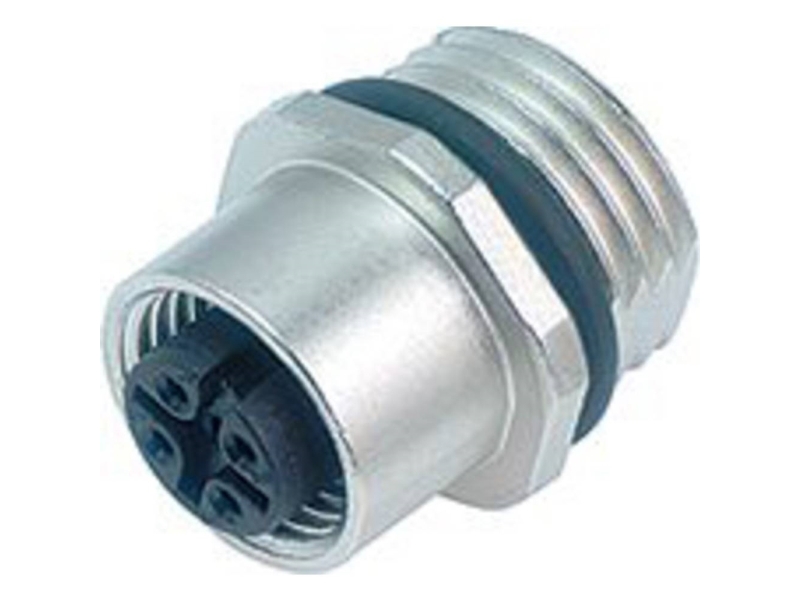 Binder 86 0232 0002 00004-20 Sensor-/Aktorstecker M12, Gerade Verbindung, 4-Polig (Rj), 1 Stk
