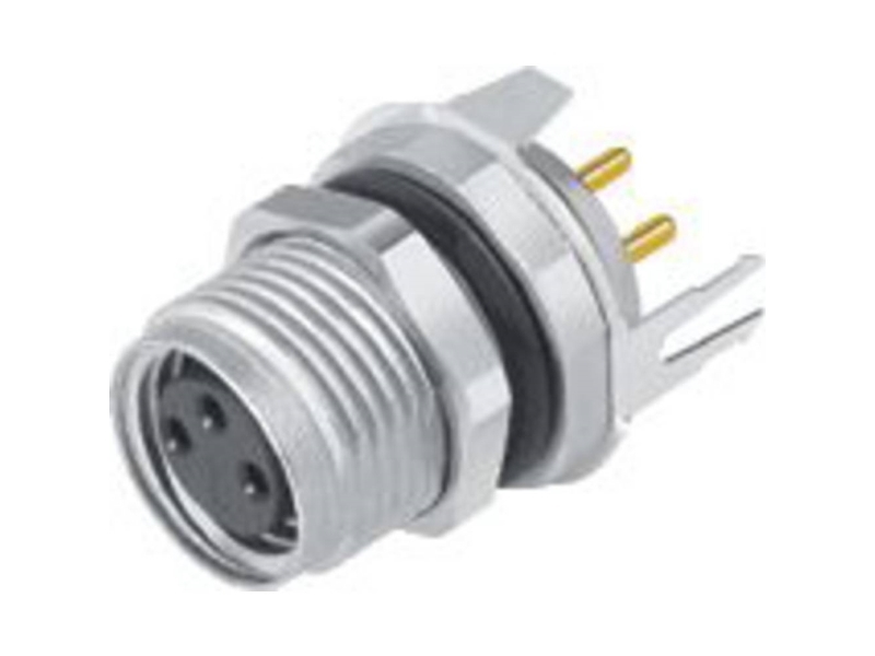 binder 86 6618 1120 00003-20 Sensor-, aktuator-stik, Tilslutning, lige, Flangetilslutning Pol-tal (RJ): 3 1 stk