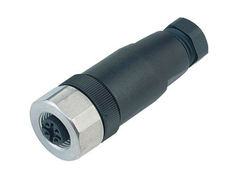 Binder 99 0430 82 04-20 Sensor-, Aktuator-Stik, Tilslutning, Lige Pol-Tal (Rj): 4 1 Stk