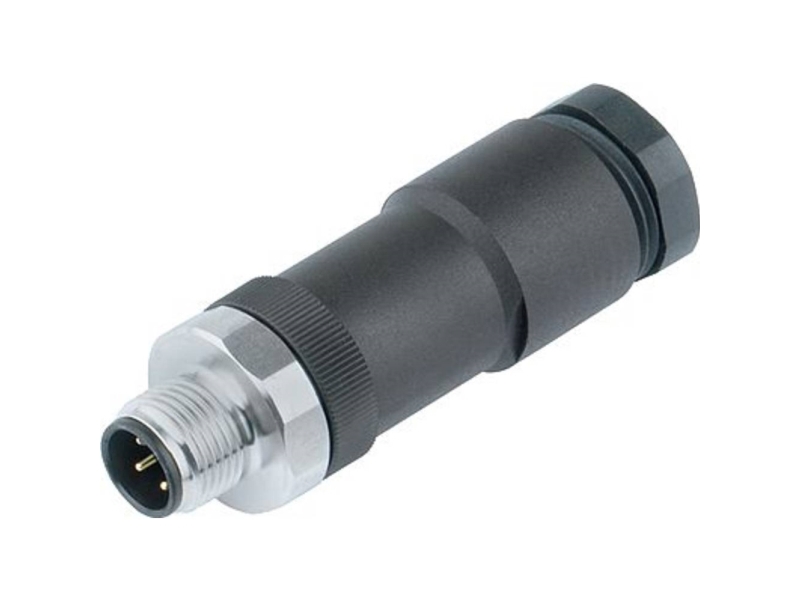 Binder 99 0429 287 04-20 Sensor-, Aktuator-Stik, M12 Stik, Lige Pol-Tal (Rj): 4 1 Stk