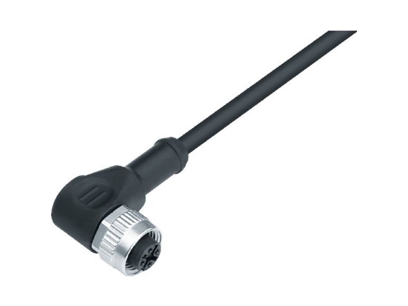 Binder 77 3434 0000 50005-0500-20 Sensor-, Aktuator-Stik, M12 Tilslutning, Vinklet 5 M Pol-Tal (Rj): 5 1 Stk