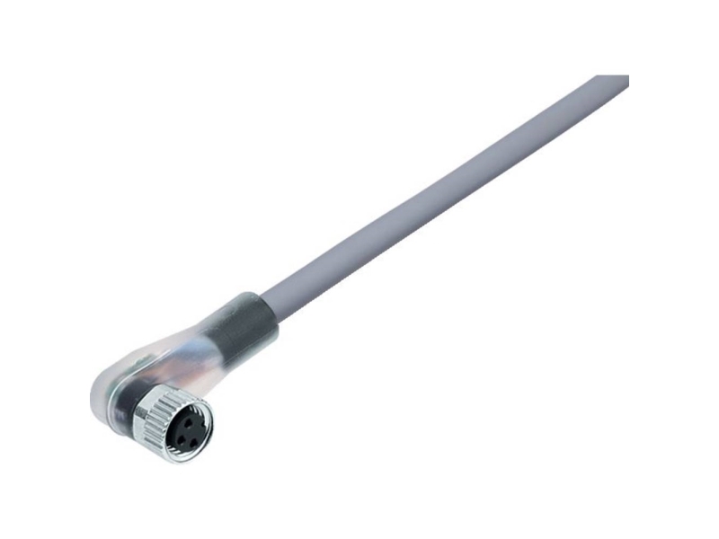 binder 77 3608 0000 20004-0200-20 Sensor-, aktuator-stik, Tilslutning, vinklet 2 m Pol-tal (RJ): 4 1 stk