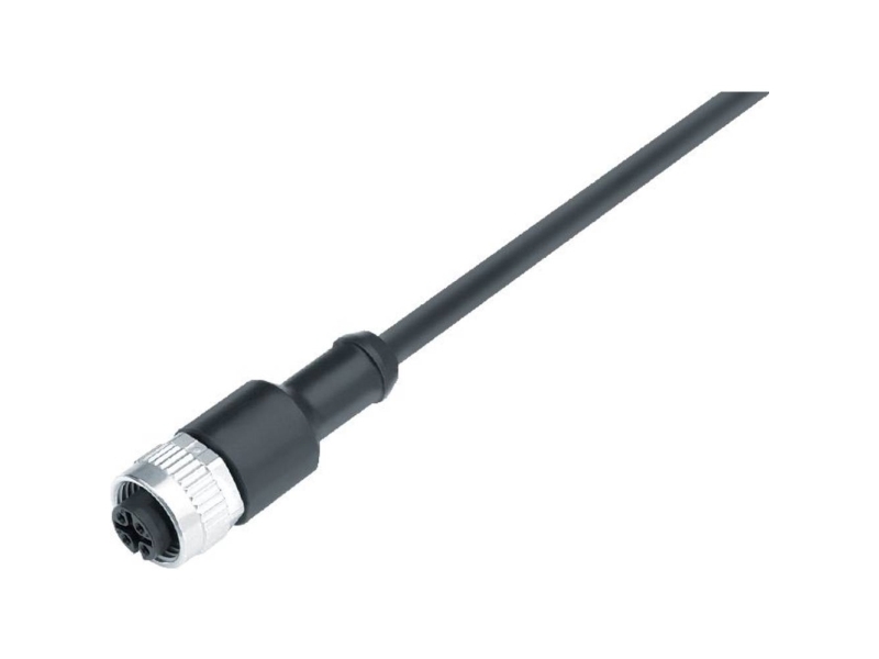 Binder 77 3430 0000 50004-0200-20 Sensor-/Aktor-Steckverbinder M12 Gerade 2 M Polzahl 4 (Rj) 1 Stk