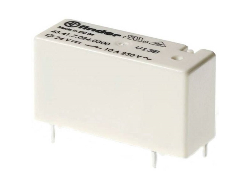 Finder 43.61.9.012.0300 Printrelæ 12 V/Dc 16 A 1 X Sluttekontakt 1 Stk