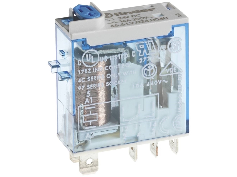 Finder 46.61.8.230.0040 Stikrelæ 230 V/AC 16 A 1 x skiftekontakt 1 stk | Datortillbehör - Laddare & Batterier - Övriga nätaggregat | GameStuff