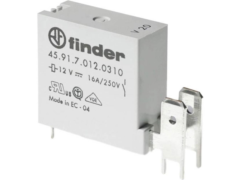 Finder 45.91.7.012.0311 Printrelais 12 V/Dc 16 A 1 Schließer-Kontakt (1 Stk.)