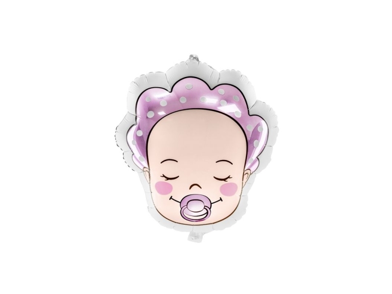 Folieballon Baby Girl Ansigt