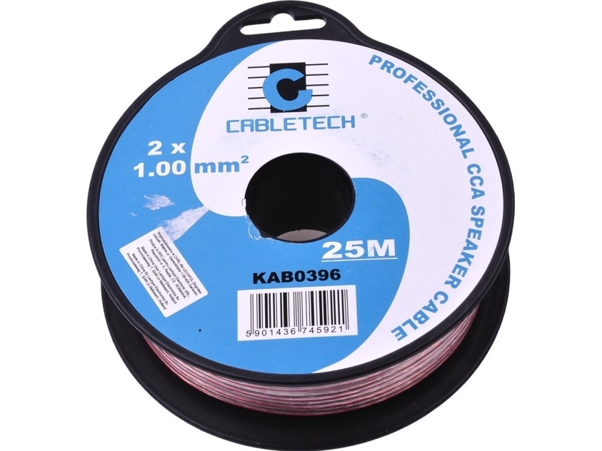 Cabletech högtalarkabel CCA 1,0 mm 25 m | TV, Ljud & Bild - Musikstudio - Kablar & Kontakter | GameStuff