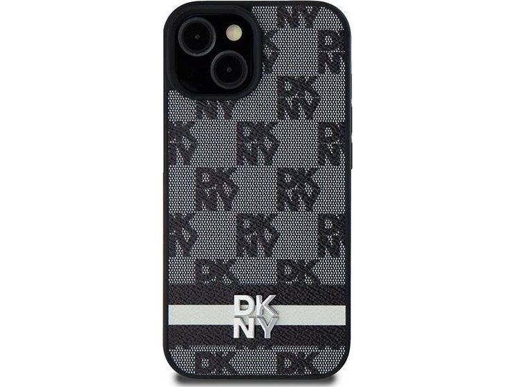 Samsung Galaxy S24 Dkny Odinis Dklas Checkered Mono Pattern & Printed Stripes Dkhcs24mpcptssk Juodos Spalvos
