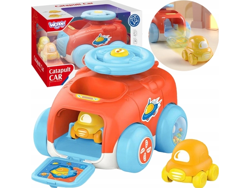 Woopie Baby Auto-Katapult-Spielzeug Mit Zwei Autos