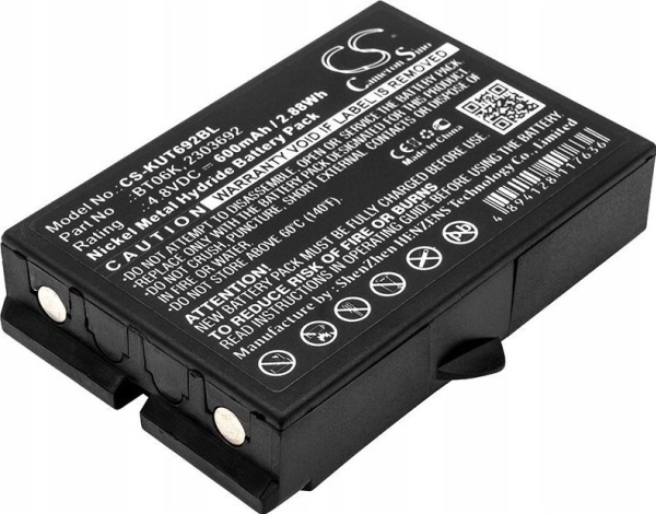 Cameron Sino genopladeligt batteri type Bt06k 2303692 til Ikusi Tm70/1 Tm70/2 Rad-ts T71 Tm70 T72 T70 / Cs-kut692bl