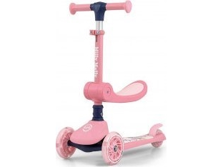 Kinderdreirad Scooter Scooter Fuzzy Pink Milly Mally