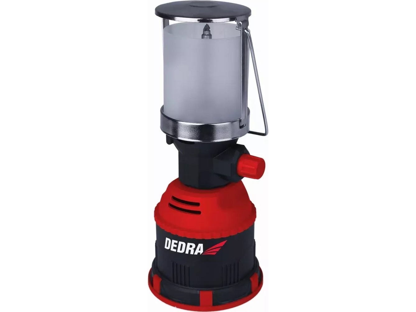 Dedra gasol campinglampa med piezotändning, 80W | Utomhus - Outdoor utrustning - Fotogenlampor | GameStuff