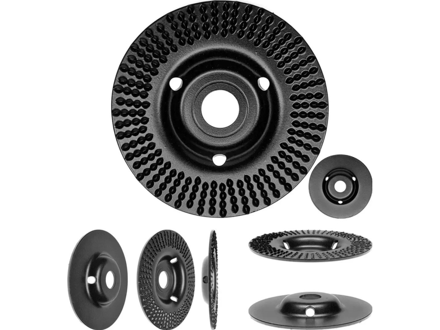 Dedra Vertiefte Raspelscheibe 125Mm, Abstufung Mittel 2