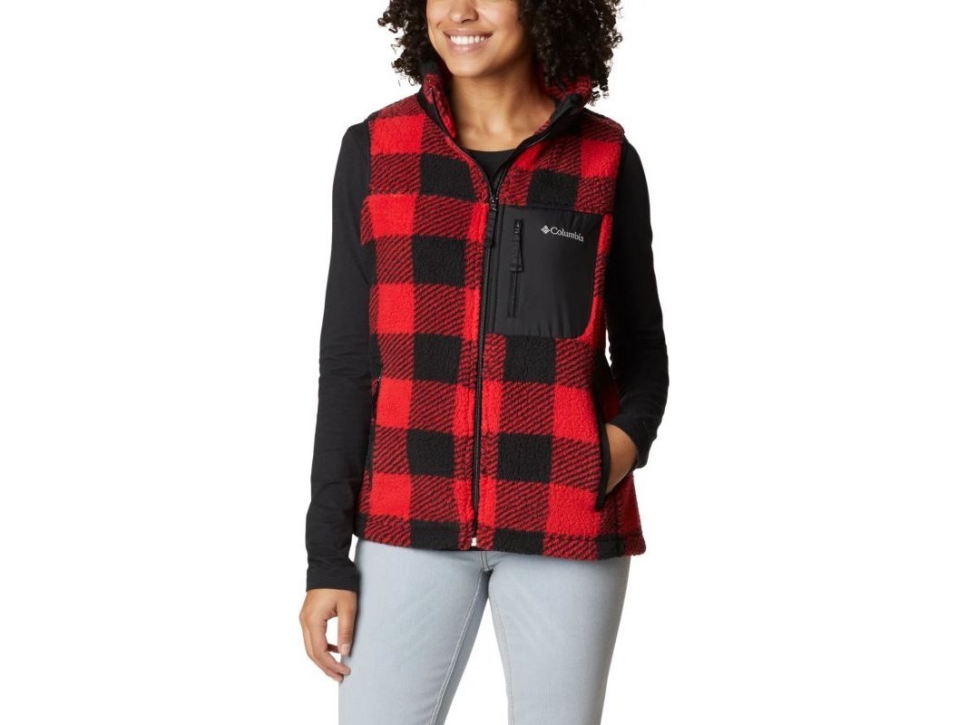 Columbia West Bend Vest 1939914658 rød str. S