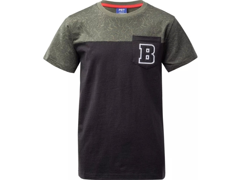 Bejo Kortärmad T-shirt för barn Bejo TWOTONE JRB djupt djupt tryck/svart storlek 134 | Kläder & Säkerhet - Arbetskläder - Arbetskläder för barn | GameStuff