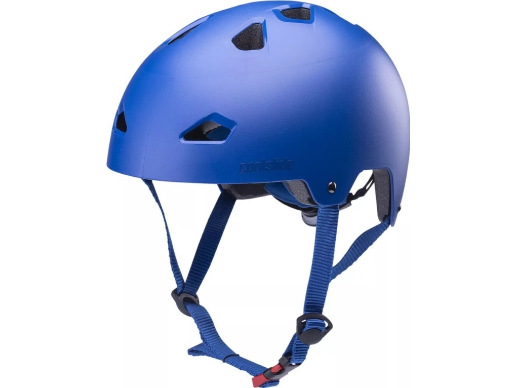 CoolSlide børnecykelhjelm til rulleskøjter/longboard/rollerskate/scooter Coolslide Nuts blå str. M