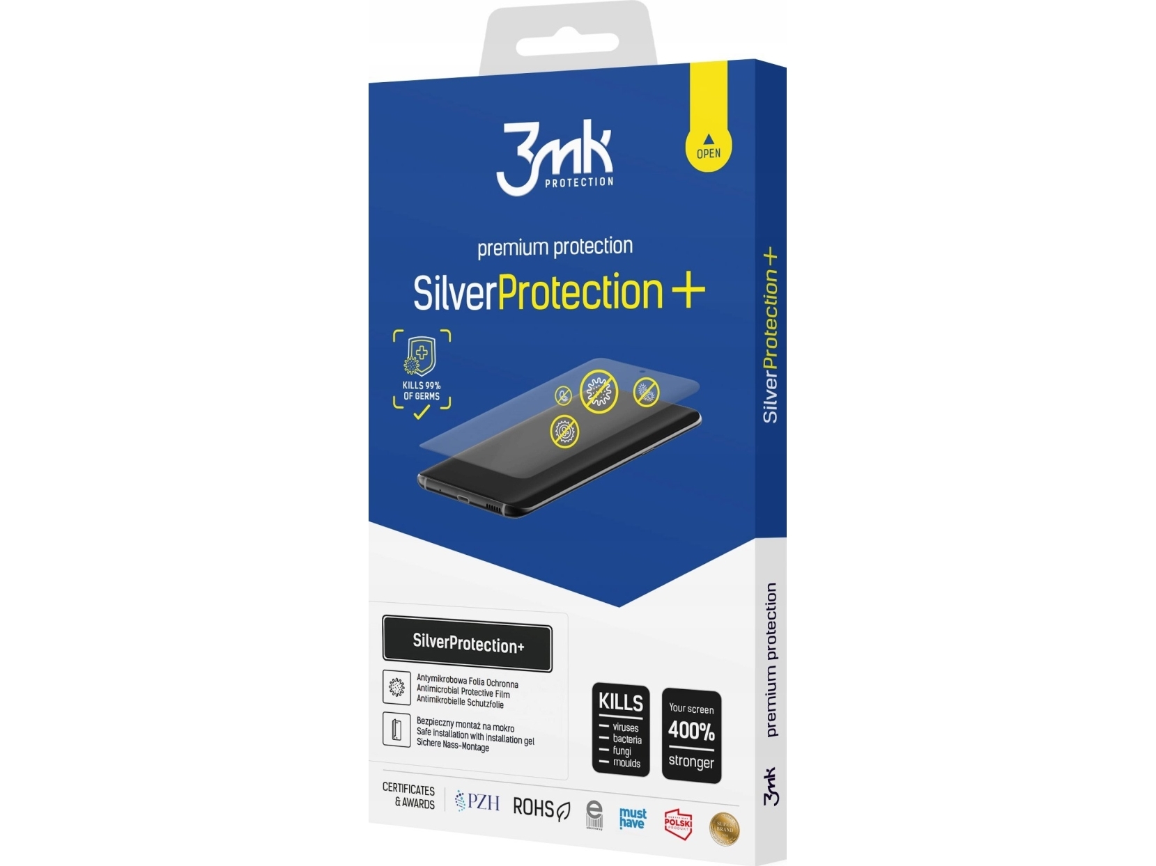 3mk 3mk Silverprotect Vivo X100s Pro Antimikrobiell Film För Våtmontering