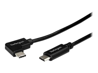 Startech Right Angle Usb-C Cable - 1M / 3 Ft - Reversible - M/M - Usb Type C Cable - Usb-C Charge Cable - Usb C To Usb C Cable (Usb2cc1mr) - Usb-Kabe