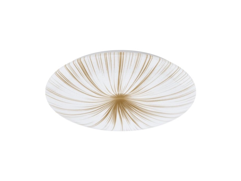 EGLO NIEVES plafond Ø51 cm, 30,8W LED, 3710 lm, hvid/guld