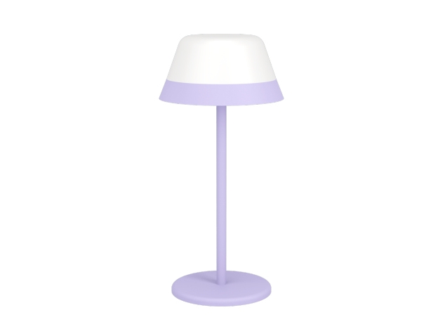 Eglo Meggiano Tisch Usb-C Opl. Rgbw 3000K 2-Stufig Touch Ip54 Lila/Weiss