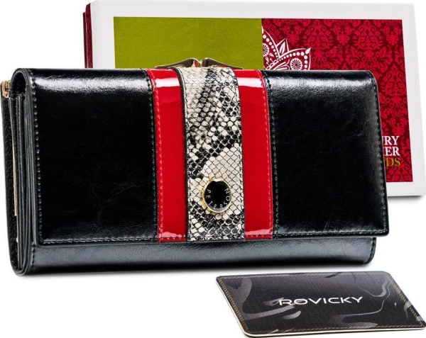 Peterson Tyylikäs lompakko muodikas käärmeennahka kuvio Peterson NoSize