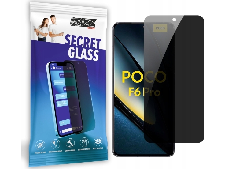 Grizzglass Secretglass Privacy Glass Til Xiaomi Poco F6 Pro