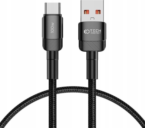 Usb-Kabel Tech-Protect Usb-C Til Usb-C 0,5 M Sort (5906203690701)