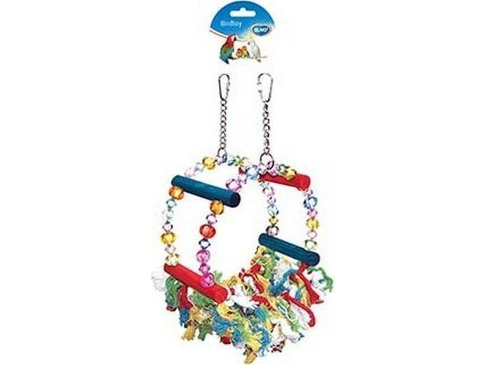 Duvo+ Duvo+ Fuglelegetøjsperler + snore 32 cm