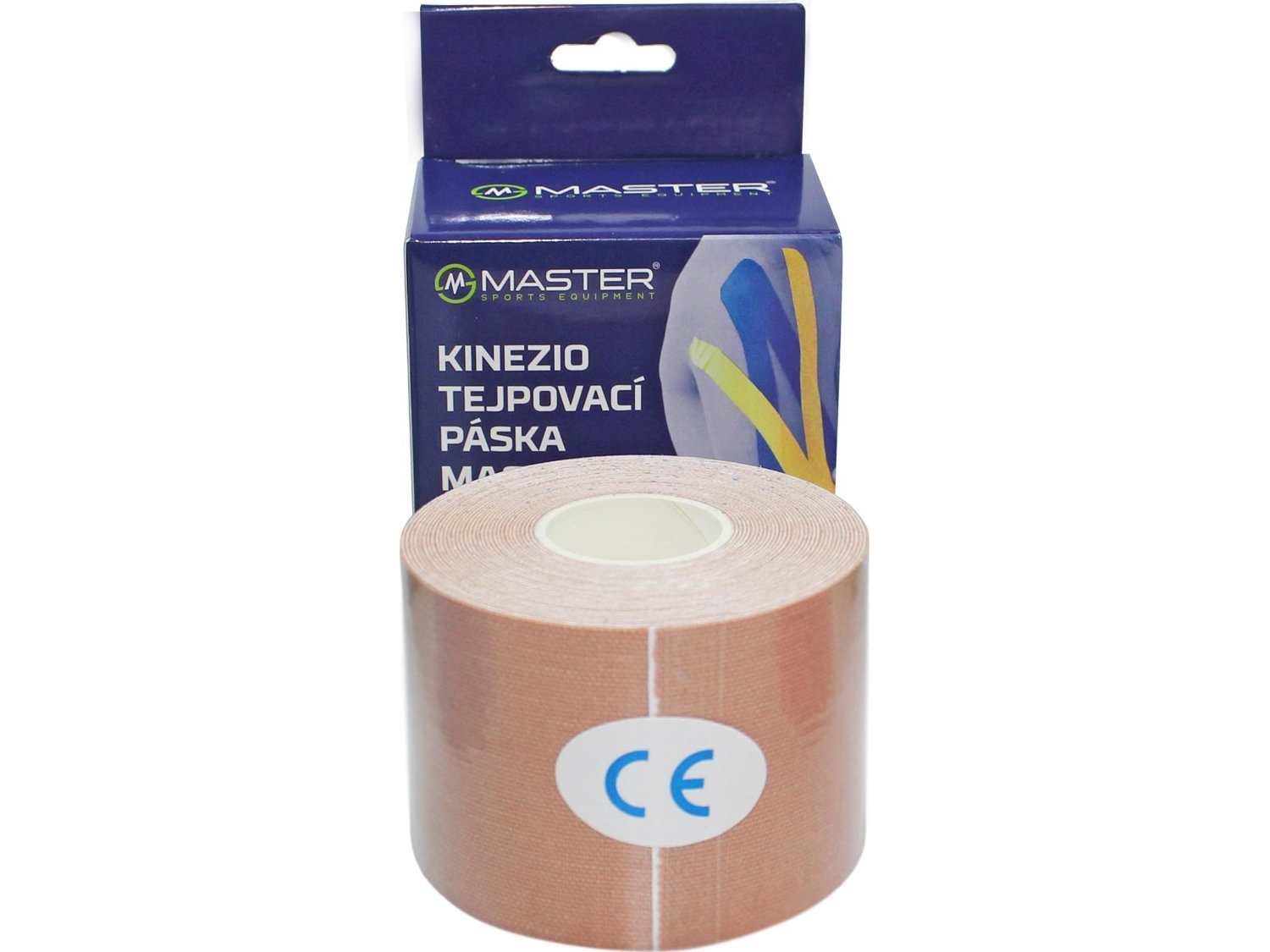 MASTER kinesioteippi 5 cm x 5 m ruskea